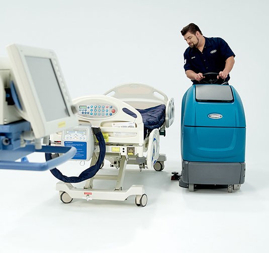 T350 Fregadora de suelo con conductor de pie alt 8